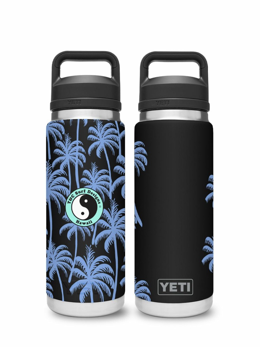 Accessories * | T&C Surf 26 Oz Garden Palm Rambler Yeti Bottle With Chug Cap Shop