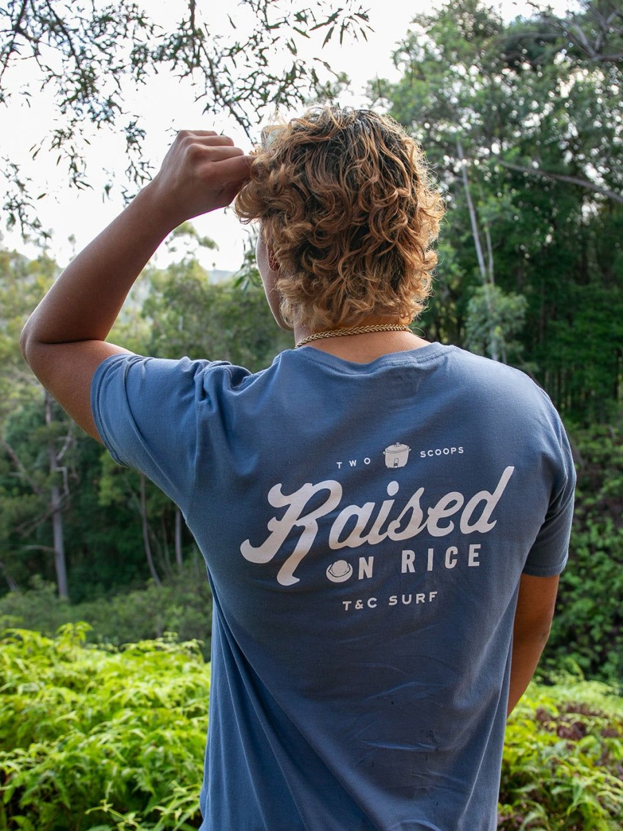 Tees * | T&C Surf Raised On Rice Jersey Tee New Threads