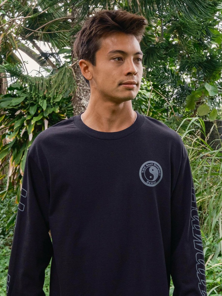 Tees * | T&C Surf Aloha Flag Shaka Long Sleeve Cheap