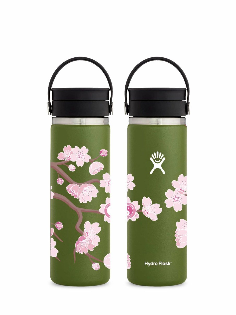 Accessories * | T&C Surf 20 Oz Sakura Hydro Flask Bottle Low Price Olive