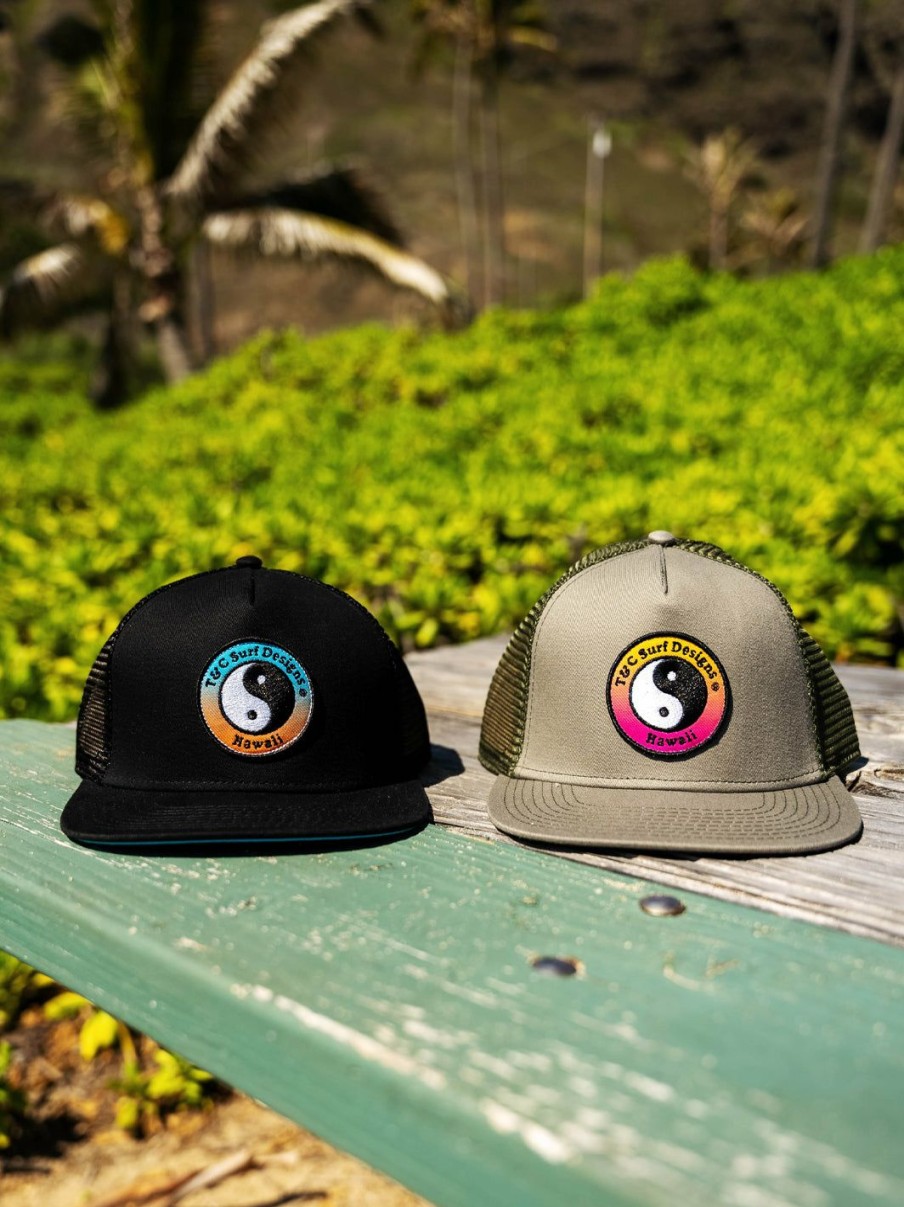 Accessories * | T&C Surf Shave Ice Trucker Cap Top Selling Olive Black