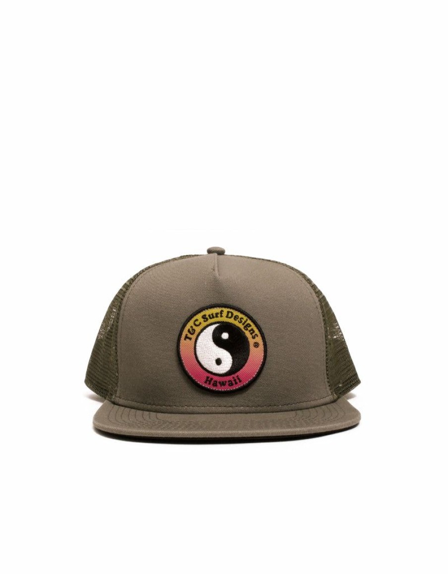 Accessories * | T&C Surf Shave Ice Trucker Cap Top Selling Olive Black