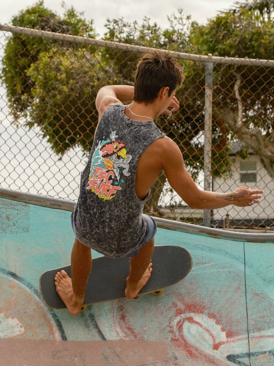 Tanks & Shorts * | T&C Surf Australia Thunder Muscle Tee Online Sales