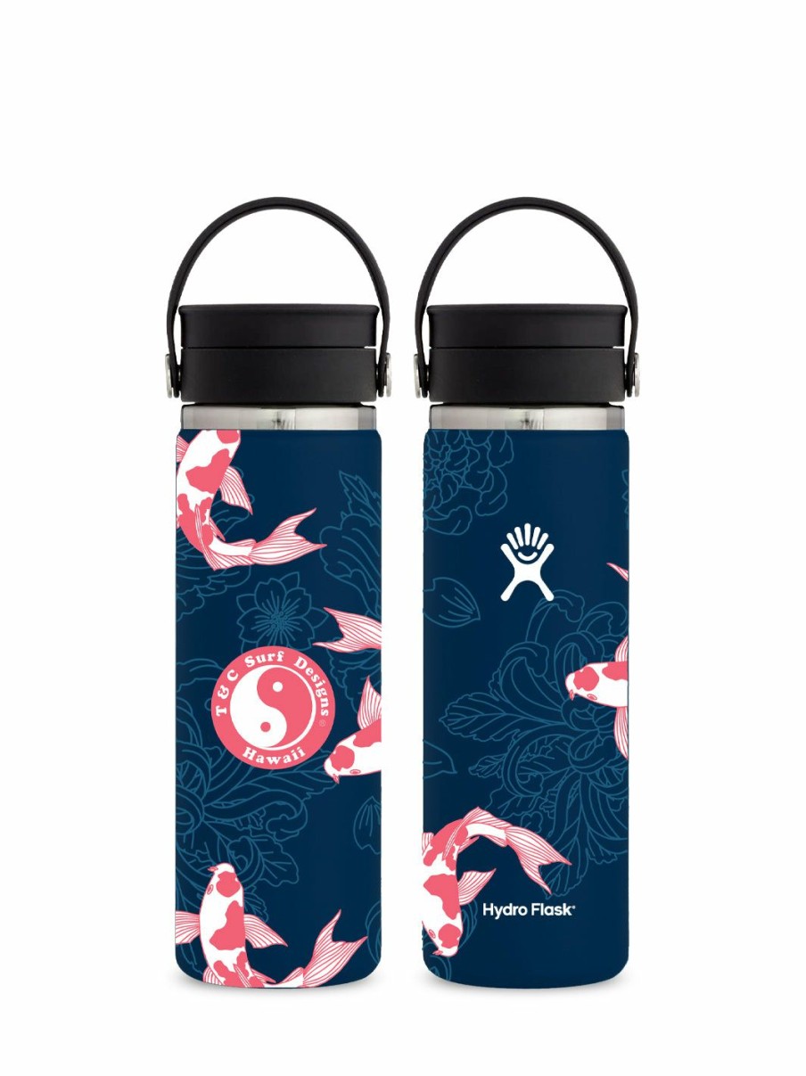 Accessories * | T&C Surf 20 Oz Koi Glide Hydro Flask Top Selling