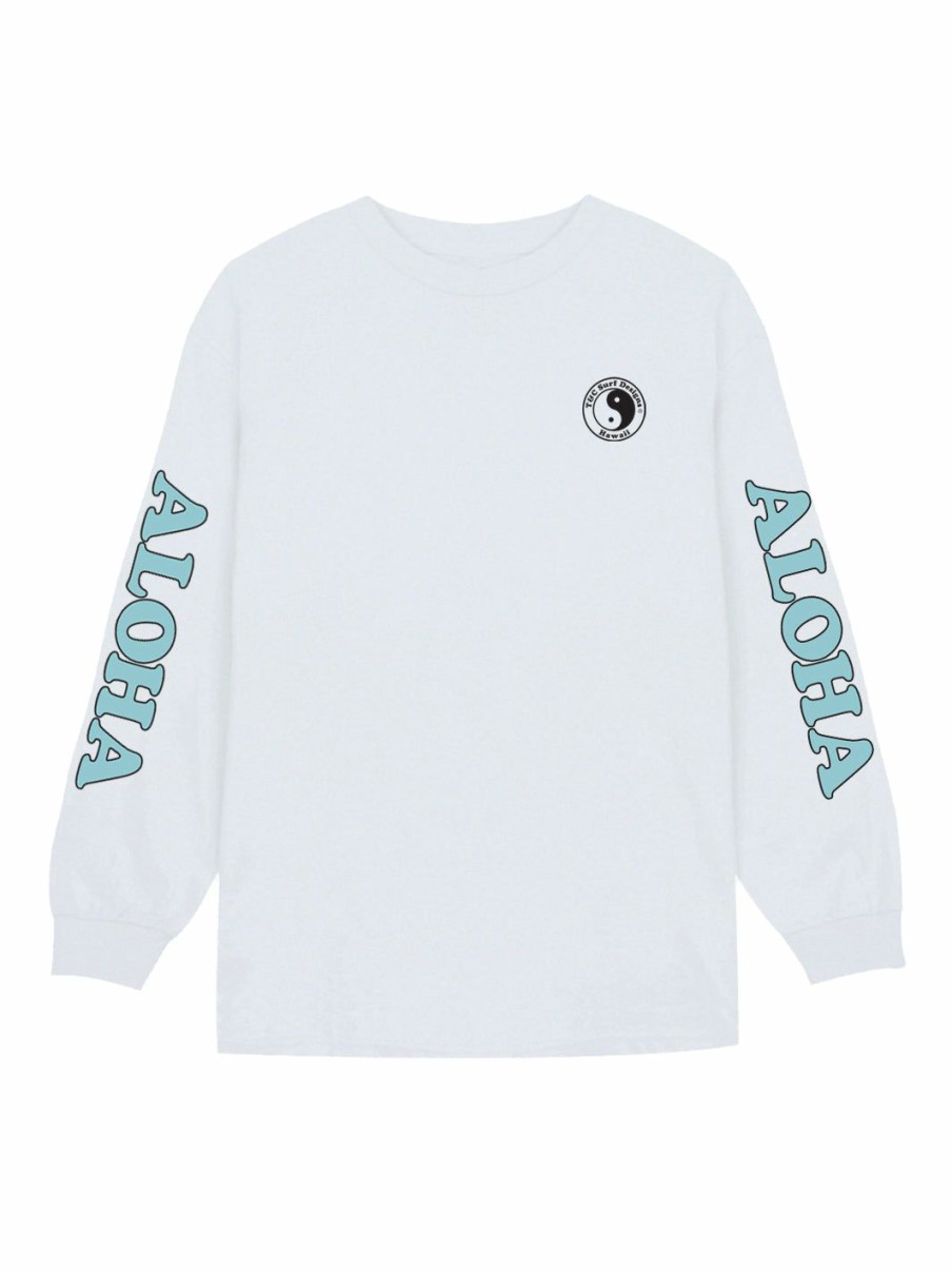 Tees * | T&C Surf Plumeria Sunset Long Sleeve Fashion