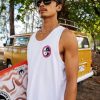 Tanks & Shorts * | T&C Surf Standard Logo Neon Tank New Arrivals