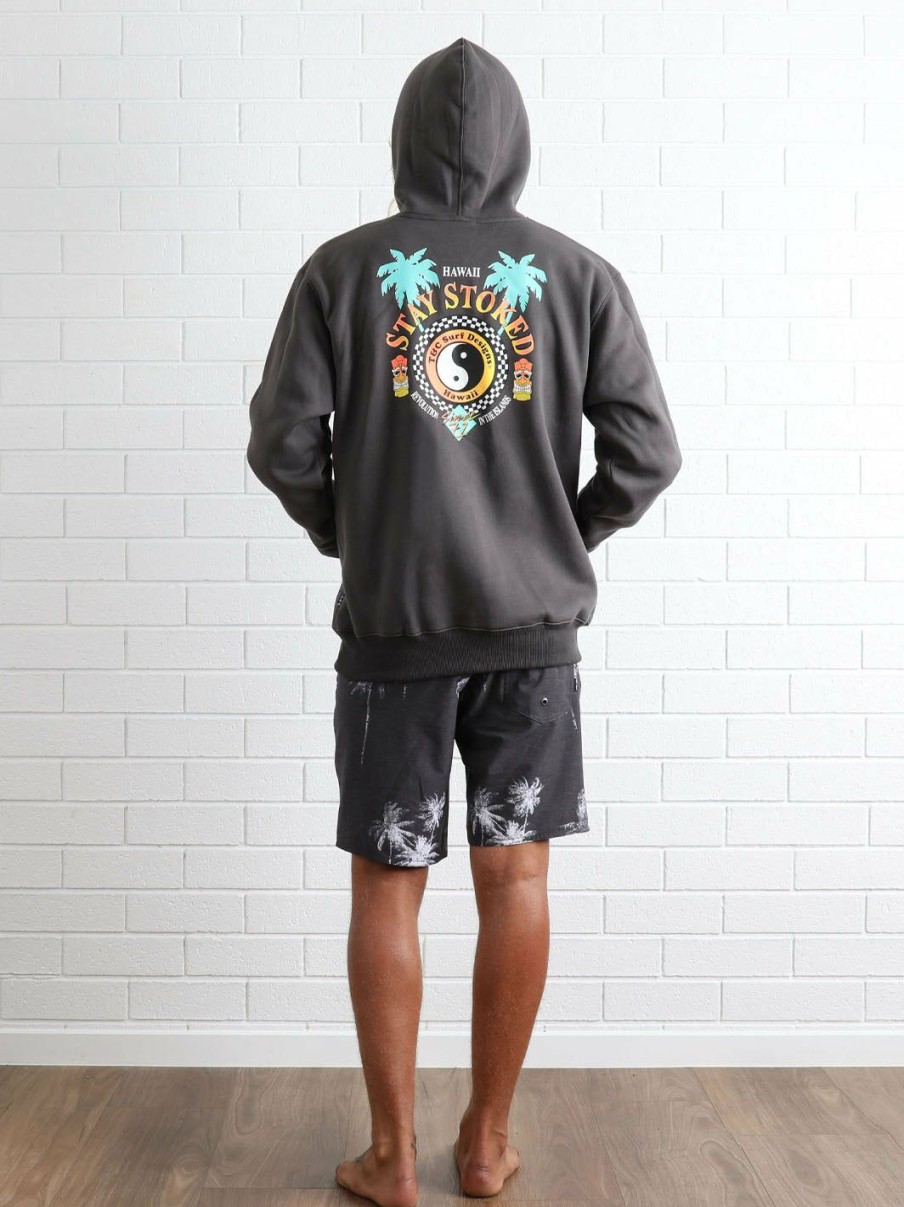 Hoodies * | T&C Surf Australia Stoked Pop Hoodie Cut Price