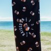 Accessories * | T&C Surf Musubi Microfiber Towel Best Choice Black