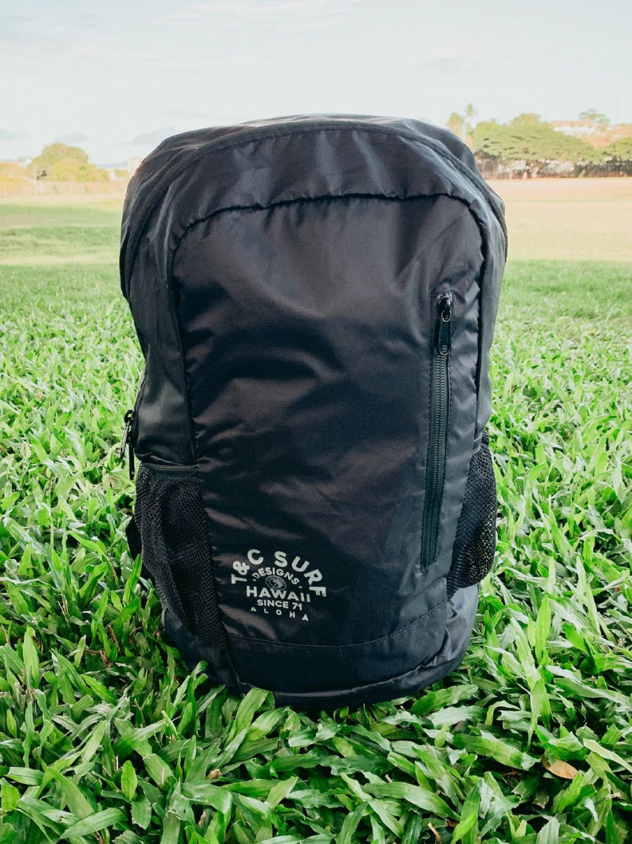 Accessories * | T&C Surf Stashable Backpack Outlet Black