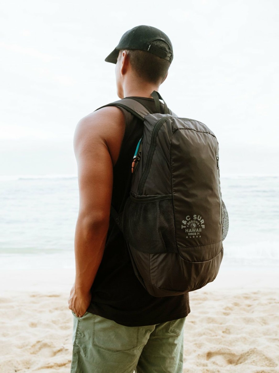 Accessories * | T&C Surf Stashable Backpack Outlet Black