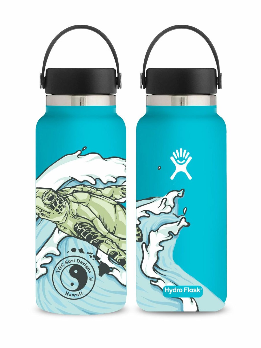 Accessories * | T&C Surf 32 Oz Malama Honu Hydro Flask Gift Selection