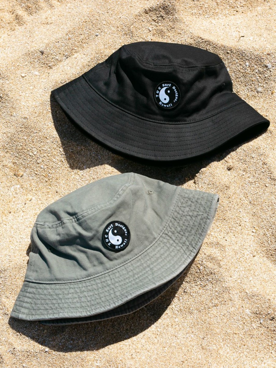 Accessories * | T&C Surf Australia Vintage Og Bucket Hat Premium Black