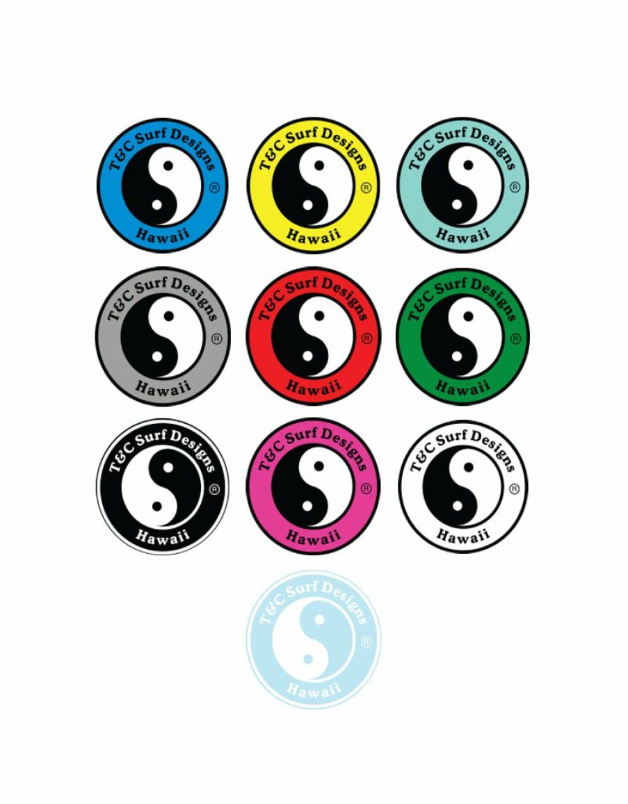 Accessories * | T&C Surf 2 Standard Logo Decal Sticker Sale Online