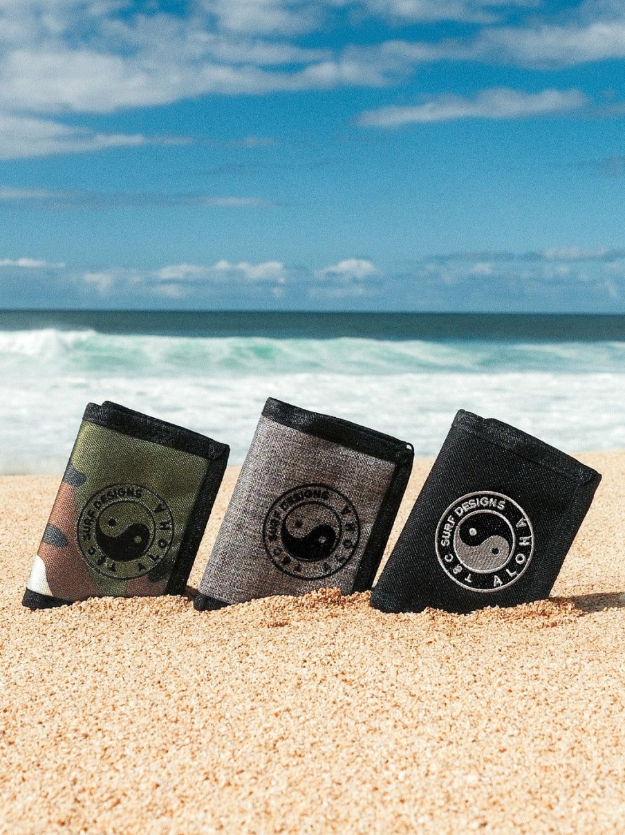 Accessories * | T&C Surf Velcro Trifold Wallet Premium