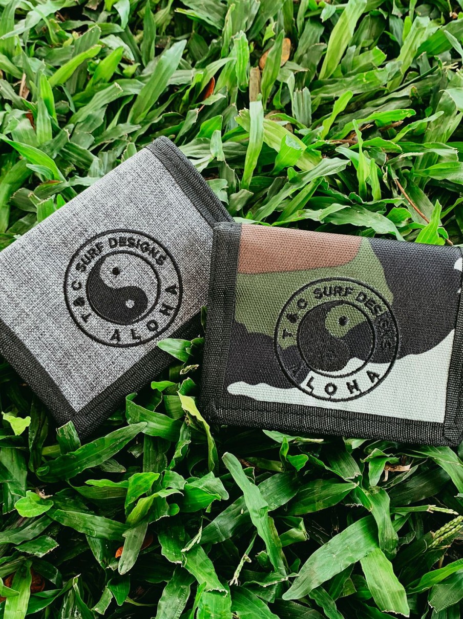 Accessories * | T&C Surf Velcro Trifold Wallet Premium