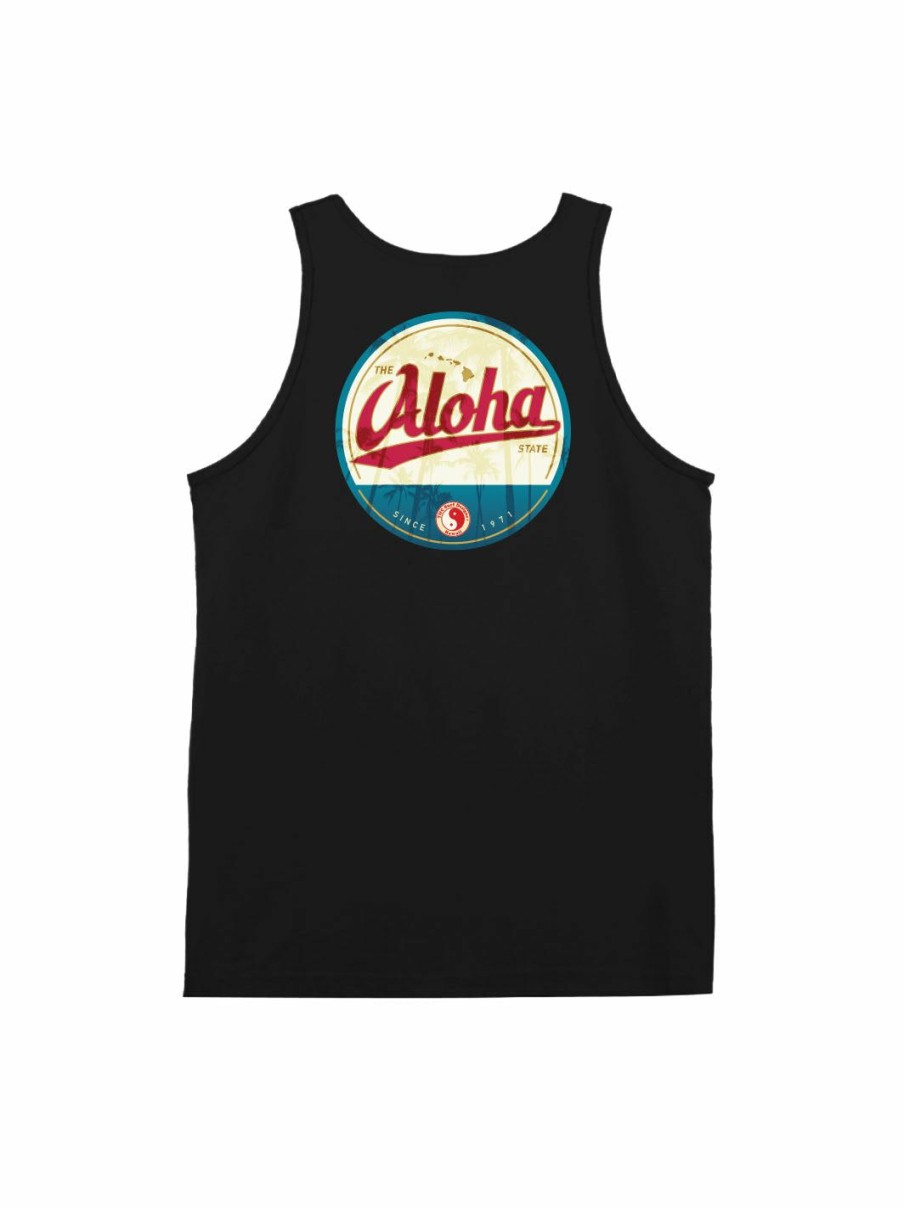 Tanks & Shorts * | T&C Surf Aloha Split Circle Tank Fashionable