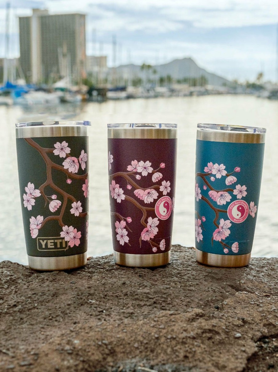 Accessories * | T&C Surf 20 Oz Sakura Tumbler Yeti Latest Fashion