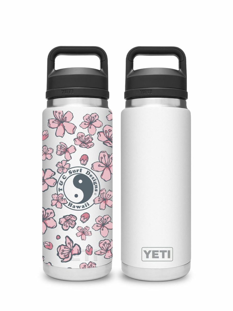 Accessories * | T&C Surf 26 Oz Hanami Rambler Yeti Bottle With Chug Cap Best Sale