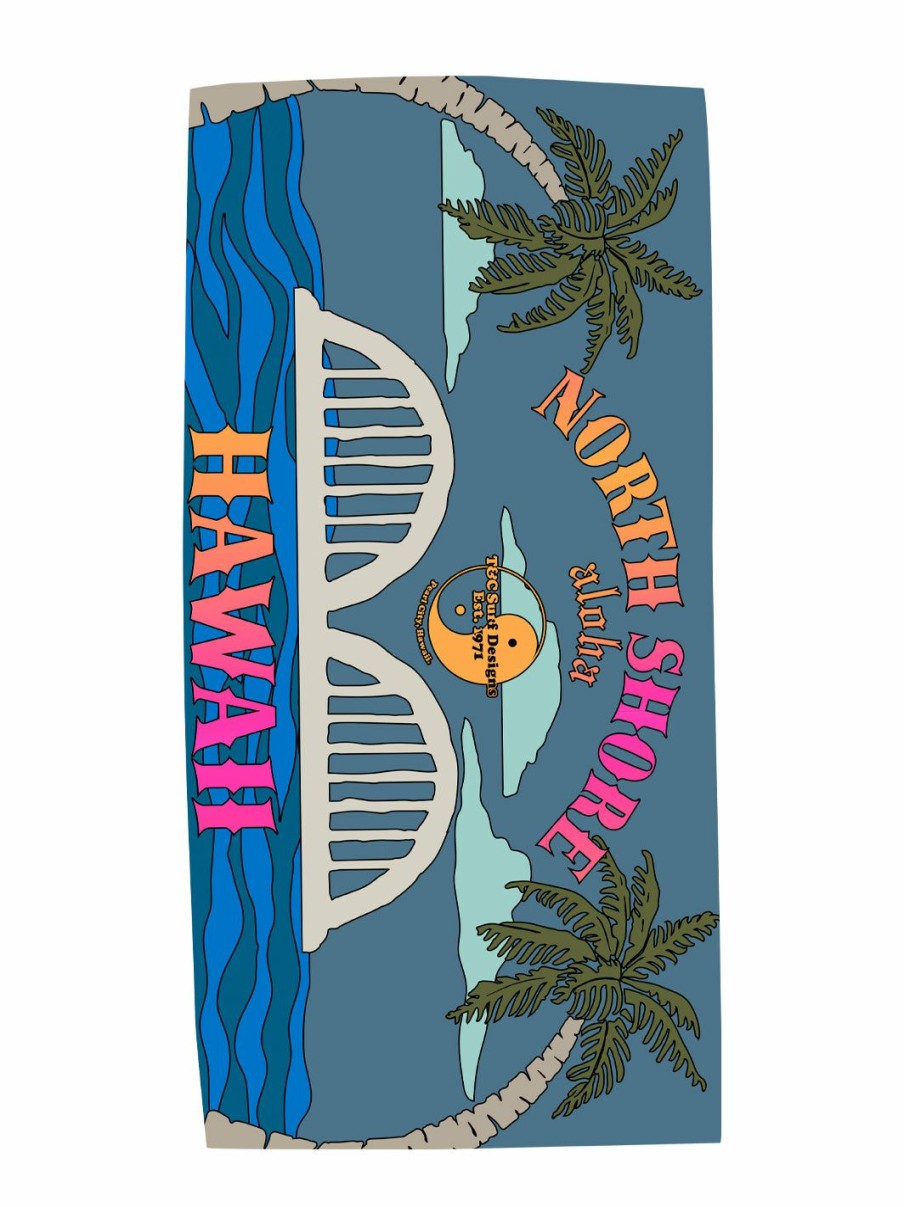 Accessories * | T&C Surf Anahulu Iwa Microfiber Towel Tendy Style One