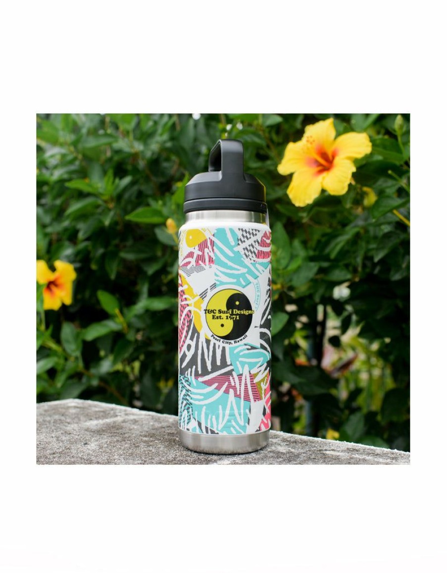 Accessories * | T&C Surf 50 Year 26 Oz Explode Rambler Yeti Bottle With Chug Cap Low Price Seafoam