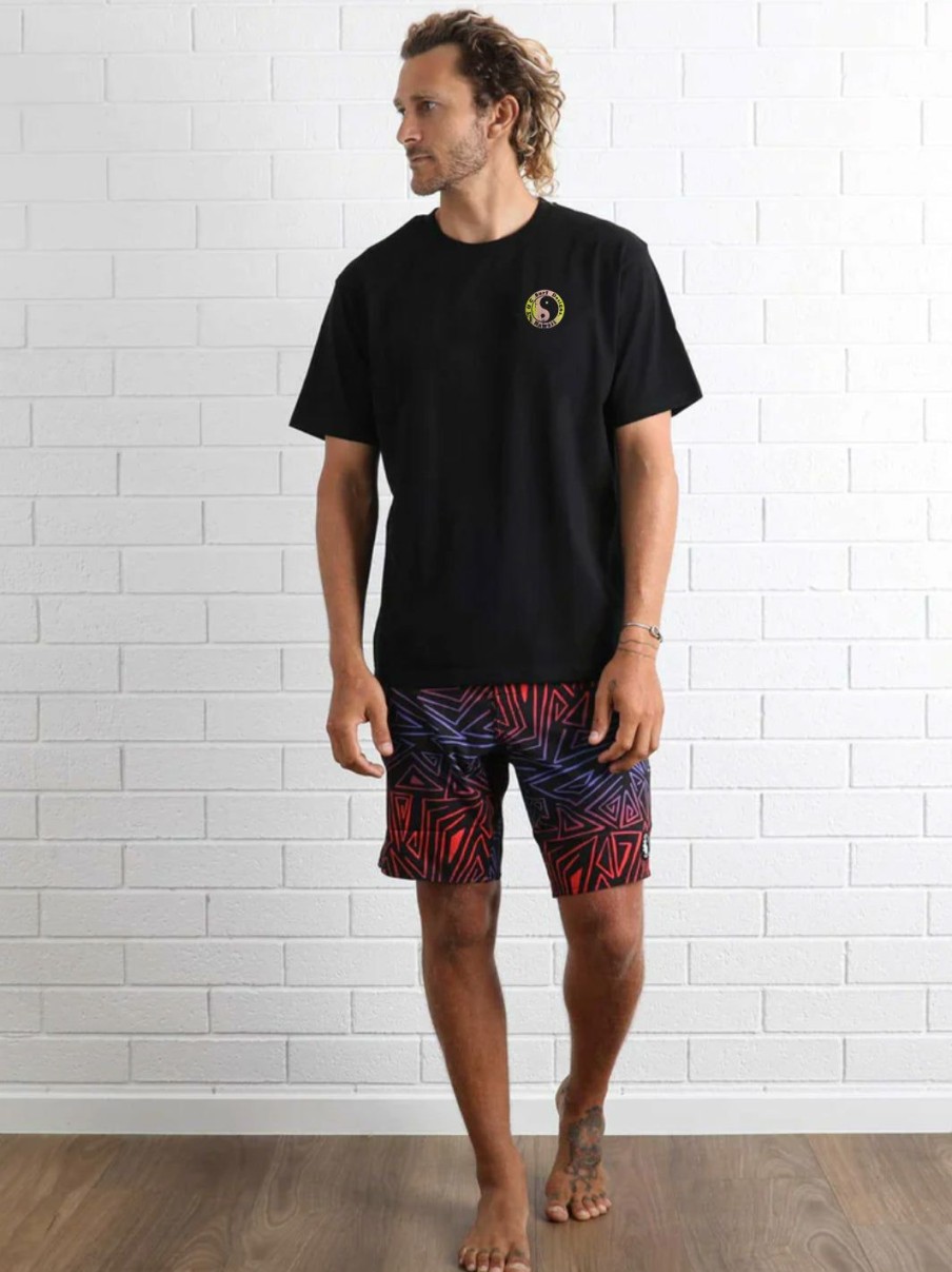 Tees * | T&C Surf Australia Retro Tee Vintage Black Exclusive Design