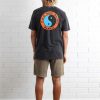 Tees * | T&C Surf Australia Og Logo Tee Acid Black Clearance Sale