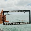 Accessories * | T&C Surf Drive With Aloha License Plate Bestsellers Black