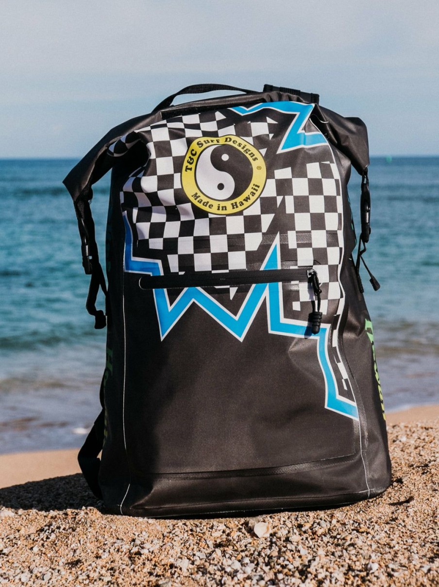 Accessories * | T&C Surf Zig Zag Air 25L Dry Backpack Fashionable Black