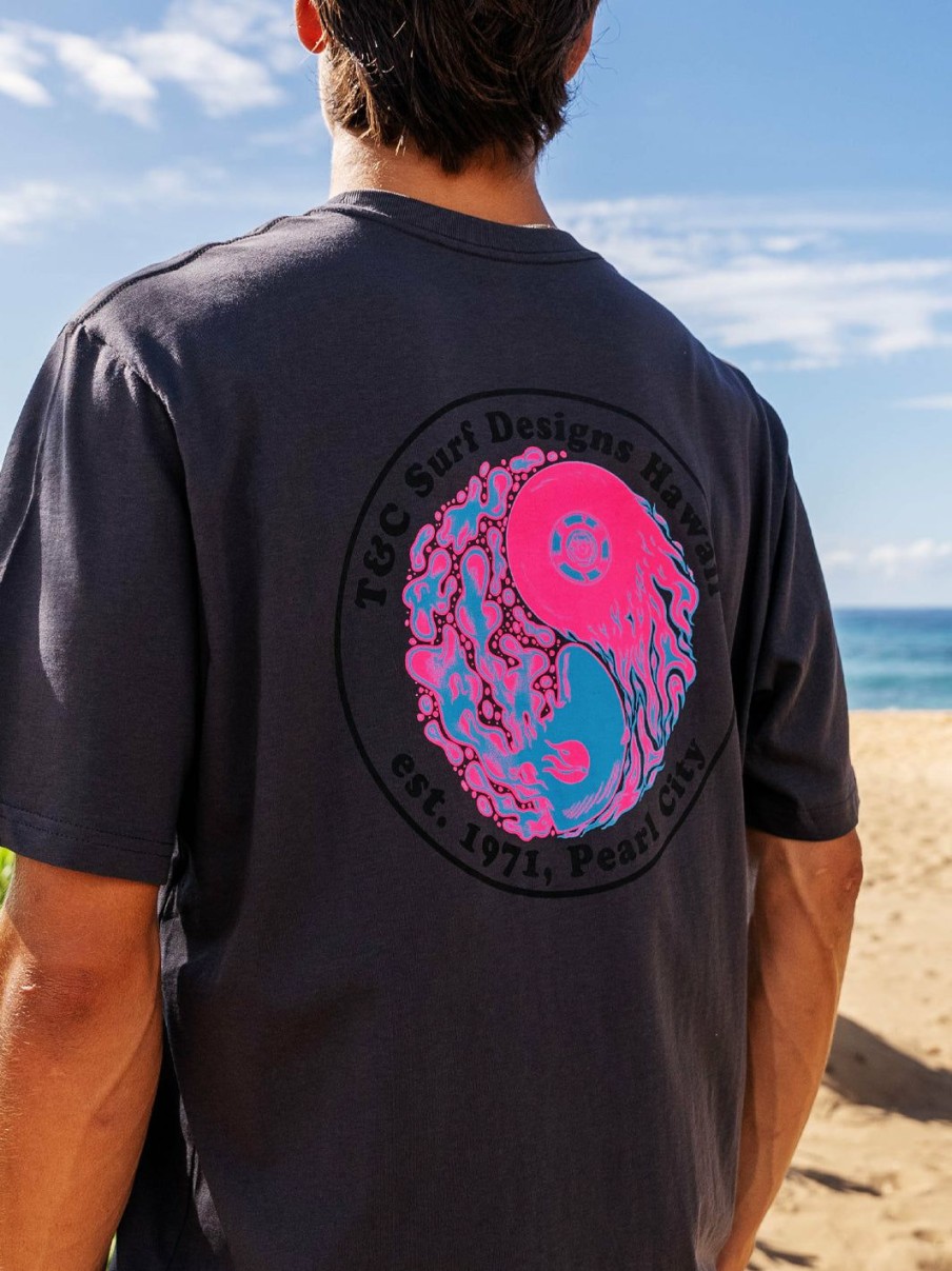 Tees * | T&C Surf Europe Fin And Wheel Tee Quick Delivery