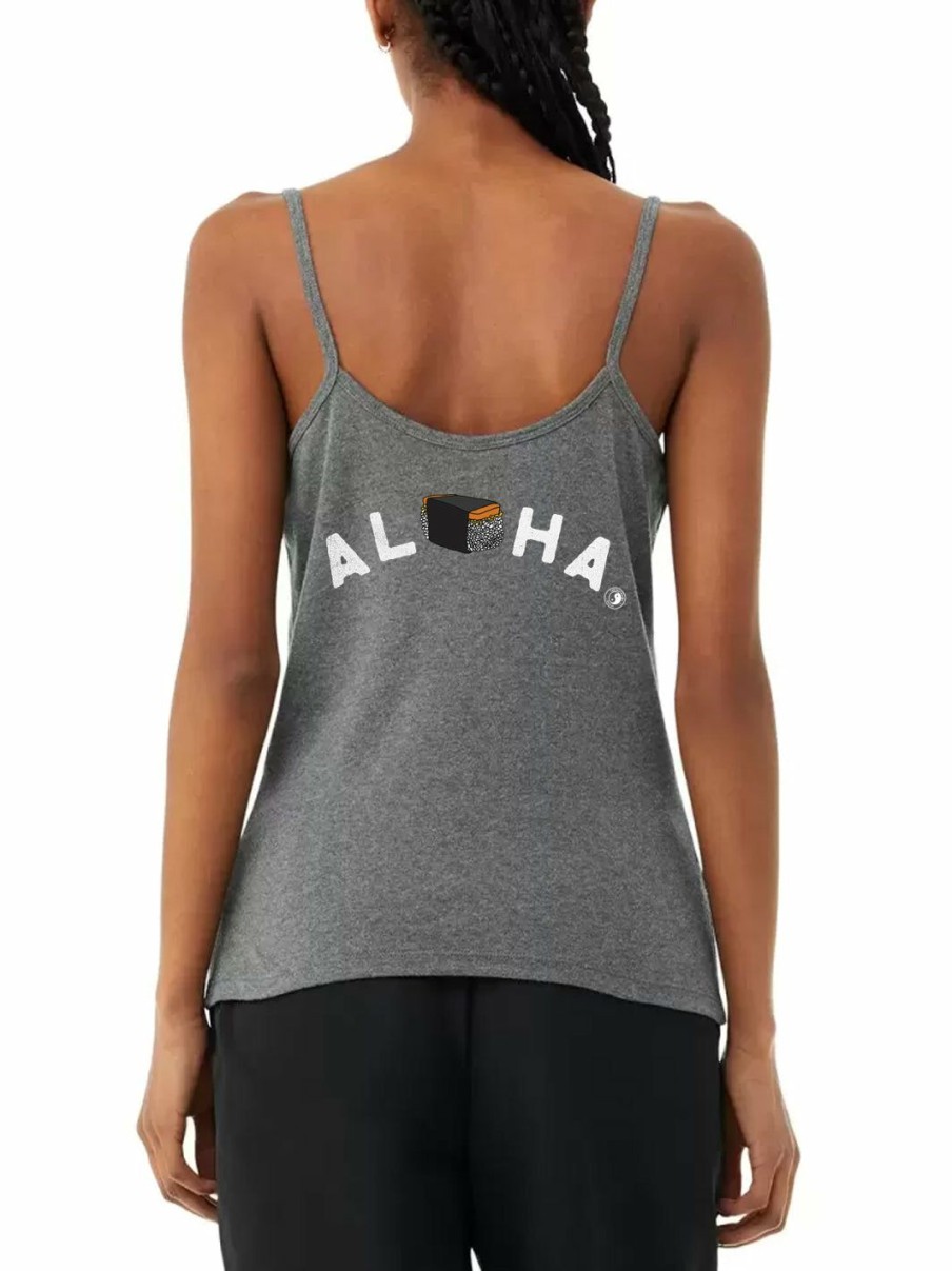 Tanks & Shorts * | T&C Surf Aloha Grinds Spaghetti Tank Top Sellers