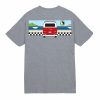 Tees * | T&C Checked Bus Band Jersey Tee Cut Price