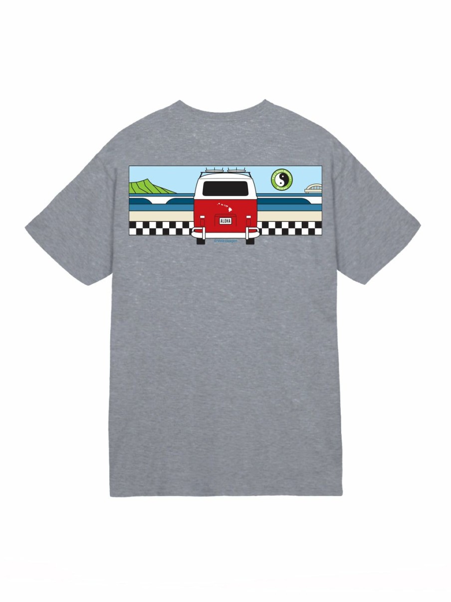 Tees * | T&C Checked Bus Band Jersey Tee Cut Price