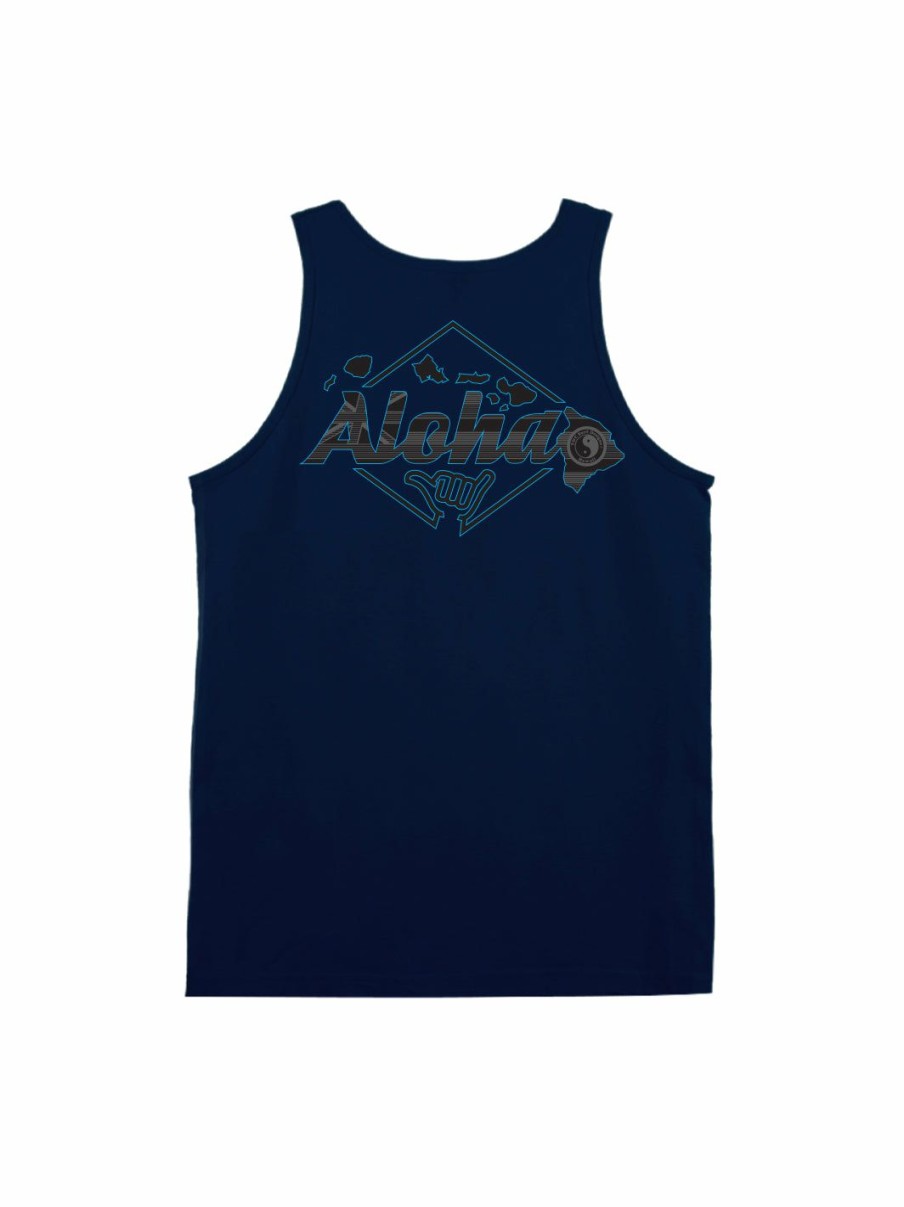 Tanks & Shorts * | T&C Surf Aloha Flag Shaka Tank Hot Sell