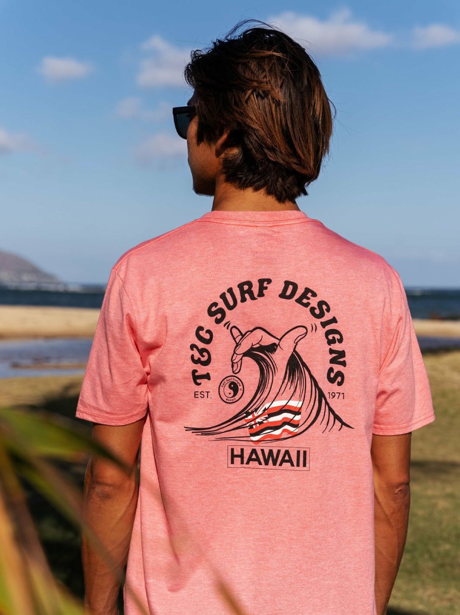 Tees * | T&C Surf Shaka Waves Jersey Best Choice