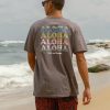 Tees * | T&C Surf Old School Aloha Jersey Tee Hot Sell