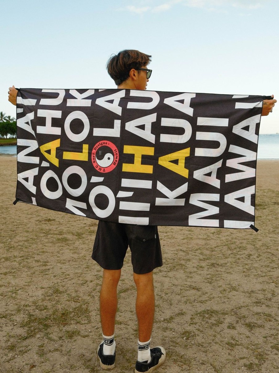 Accessories * | T&C Surf Radical Microfiber Towel Promotion Black