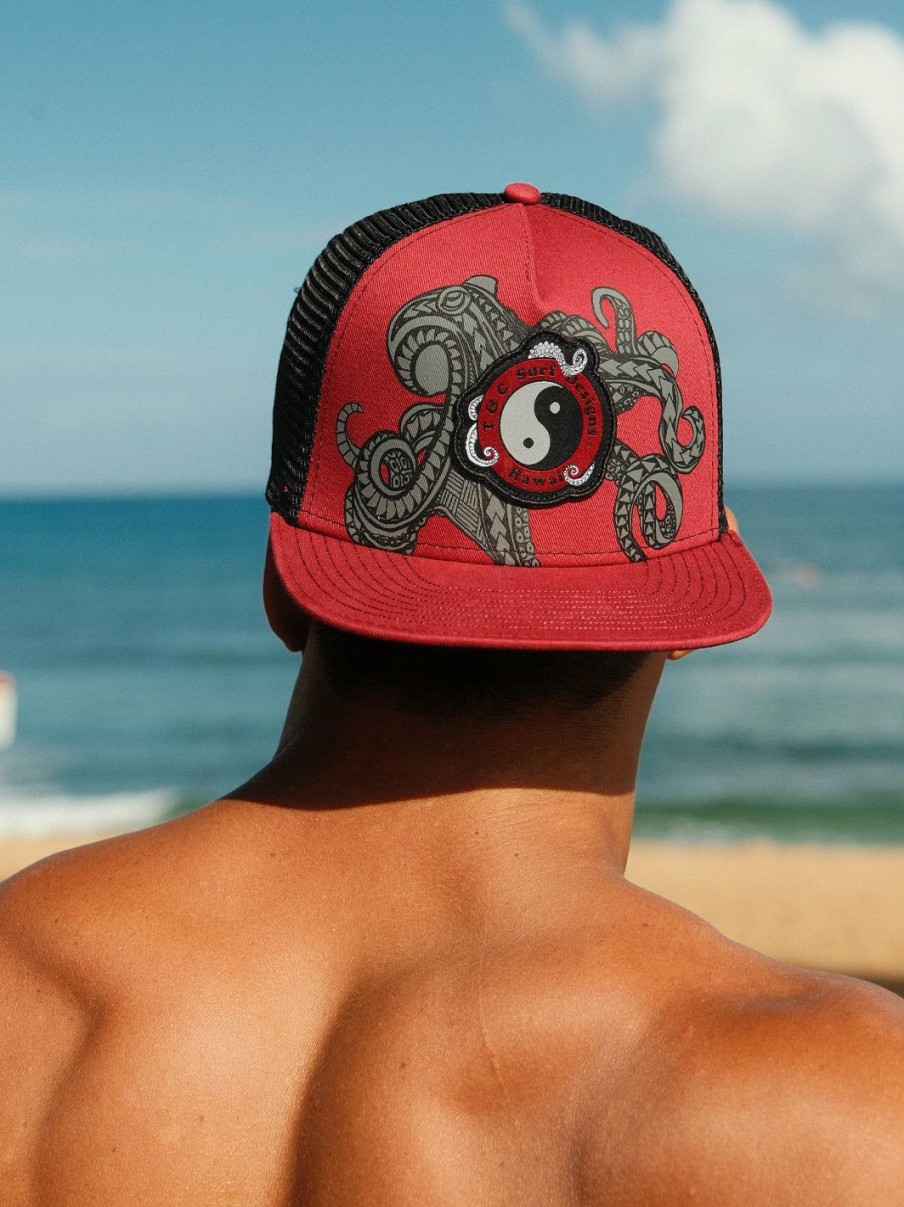 Accessories * | T&C Surf Tribal Tako Trucker Cap Tendy Style