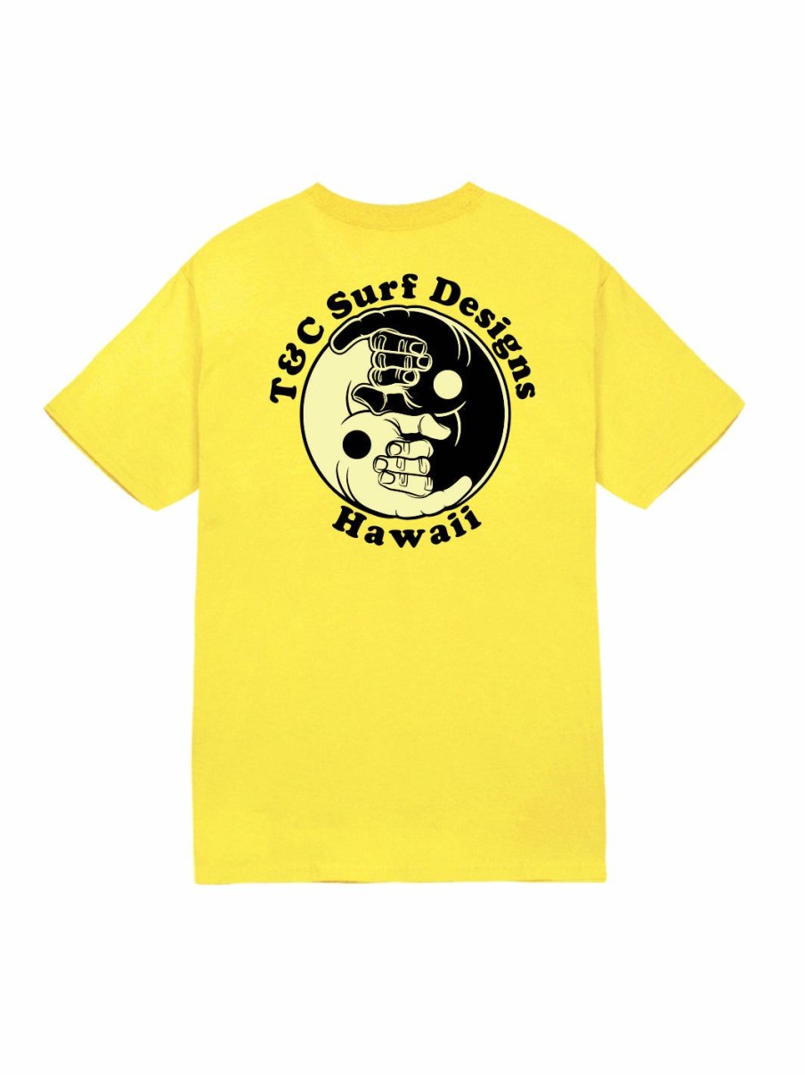 Tees * | T&C Surf Shaka Yin Yang Jersey Tee 100% Guarantee