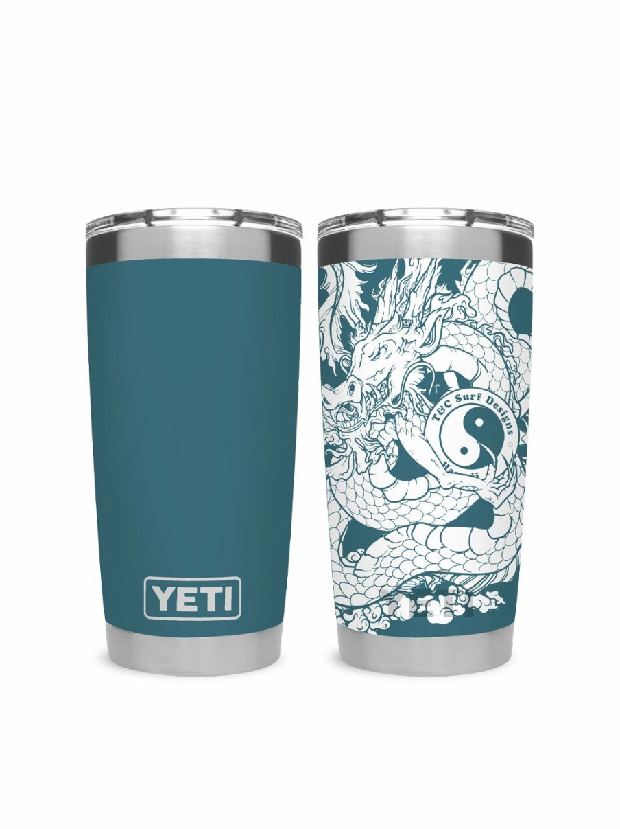 Accessories * | T&C Surf 20 Oz Dragon 2 Tumbler Yeti Sale Online